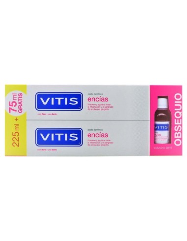 Vitis Pack Encias 2X150Ml + Mini Colutorio