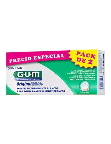 Gum Duo Pack Original White Pasta 2X75Ml