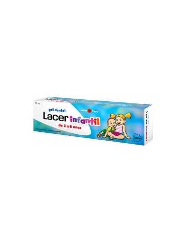 Lacer Infantil Gel Dental Fresa 75 Ml