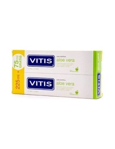 Vitis Aloe Vera Pasta Dentifrica  Manzana 2X150Ml