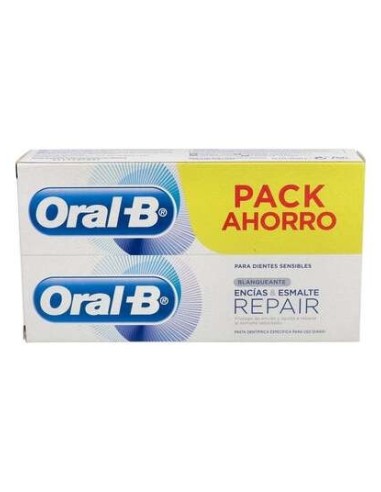 Oral-B Encias Y Esmalte Blanqueante 75Ml + 25Ml