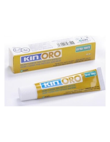 Kin Oro Crema Fijadora Prótesis Dentales 40Ml