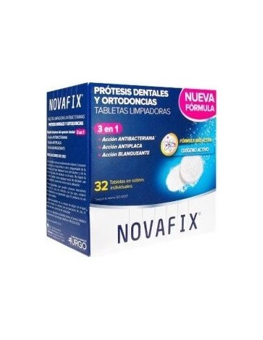 Novafix Tabletas Antibacterianas 3 En 1 32Uds