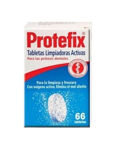 Protefix Limpiador Activo 66 Tabletas
