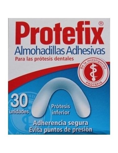Protefix Almohadillas Adhesivas Encía Inferior 30Uds