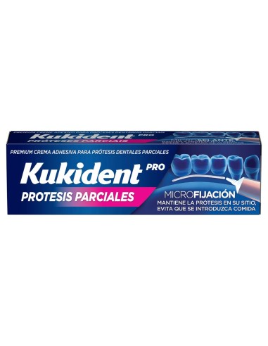 Kukident Pro Parciales Microfijacion Crema Adh Protesis Dental 40 G