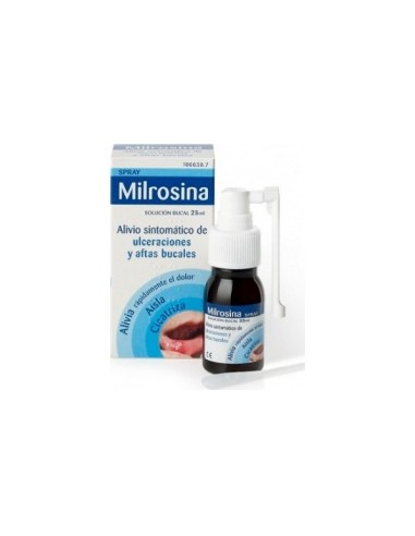 Milrosina Spray Solucion Bucal  25Ml