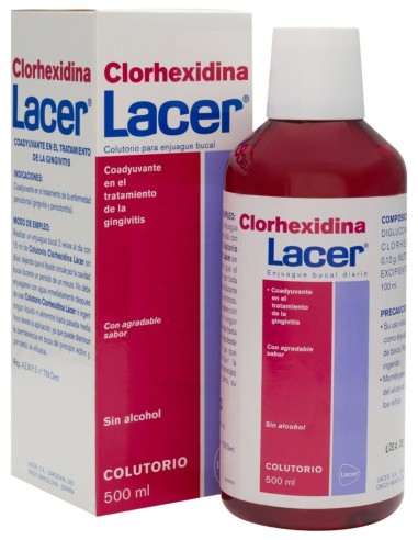Lacer Colutorio Clorhexidina 0,12% 500Ml