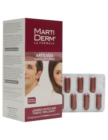 Martiderm® Anticaída Oral Estimulación Capilar 60Cáps