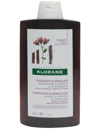 Klorane Champú Al Extracto De Quinina 400Ml