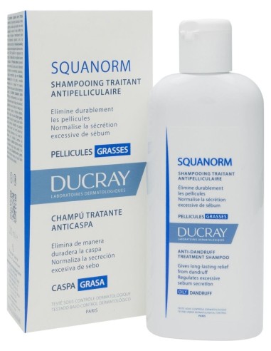 Ducray Squanorm Champu Caspa Grasa 200Ml