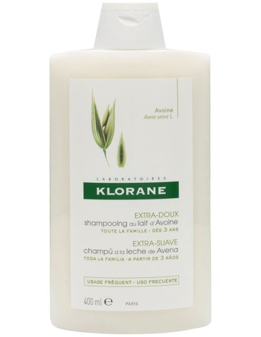 Klorane Champú A La Leche De Avena 400Ml