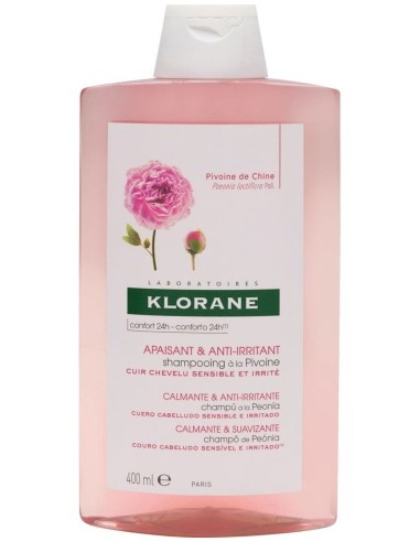 Klorane Champú Al Extracto De Peonia 400Ml