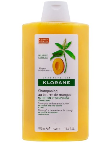 Klorane Champú A La Manteca De Mango 400Ml