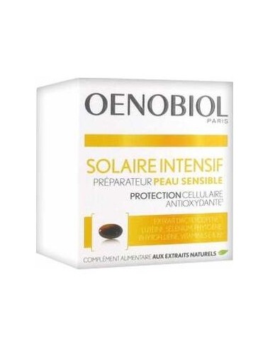 Oenobiol Solaire Intensif Peau Sensible 30 Capsules