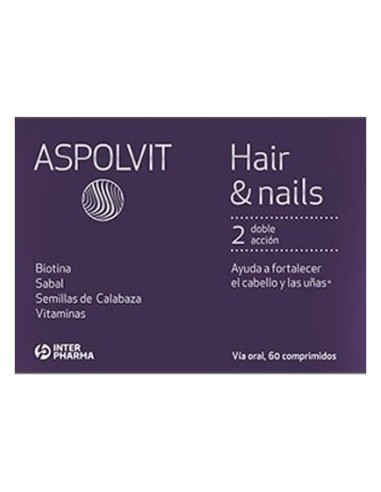Aspolvit Hair Nails 60 Comprimidos