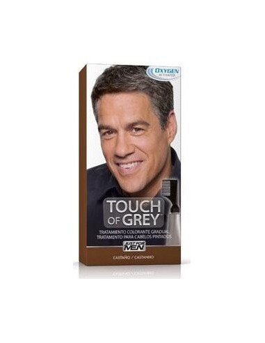 Just For Men Touch Of Grey Tratamiento Colorante Gradual Castaño 40G