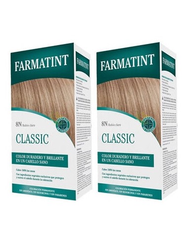 Farmatint 8N Rubio Claro Pack 50%