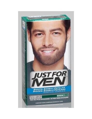 Just For Men Gel Colorante Moreno Para Bigote Y Barba 30Ml