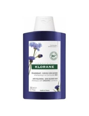 Klorane Champú Centaurea Antiamarillo Bio 200Ml