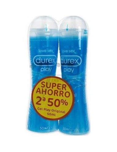 Durex Play Original Lubricante Hidrosoluble Intimo Duplo 2 X 50 Ml