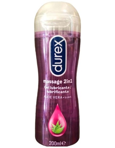 Durex Play Gel Masaje Lubricante Aloe Vera 200Ml