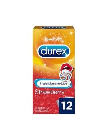 Durex Emoji Preservativos Fresa 12 Ud