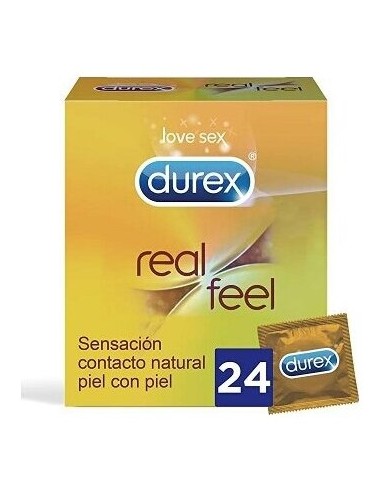 Durex® Real Feel Sin Látex Preservativo 24Uds