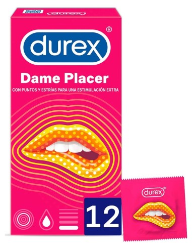 Durex® Dame Placer Preservativos 12Uds