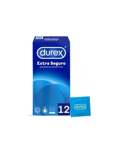 Durex® Extra Seguro Preservativos 12Uds