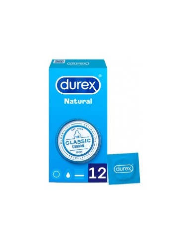 Durex® Natural Plus Easy-On Preservativos 12Uds