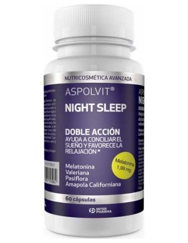 Aspolvit Night Sleep 60 Capsulas