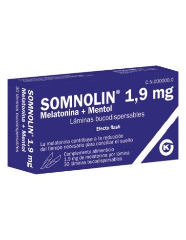 Kern Somnolin Melatonina + Menta 1.9 Mg 30 Laminas Bucodispersab