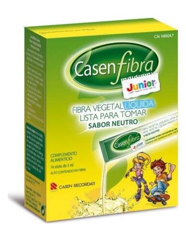 Casenfibra Junior Fibra Vegetal Líquida 14 Sobres