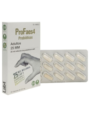 Profaes4 Probióticos Adultos 25Mm 30Cáps