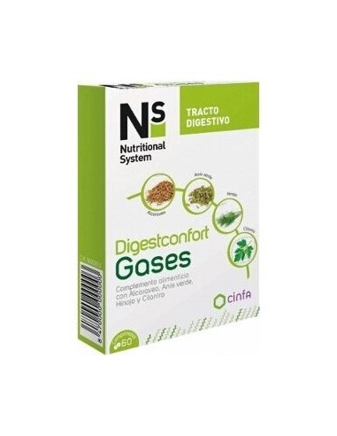 Ns Digestconfort Gases 60 Comprimidos