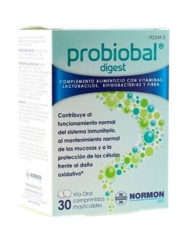 Probiobal Digest 30 Comprimidos Masticables