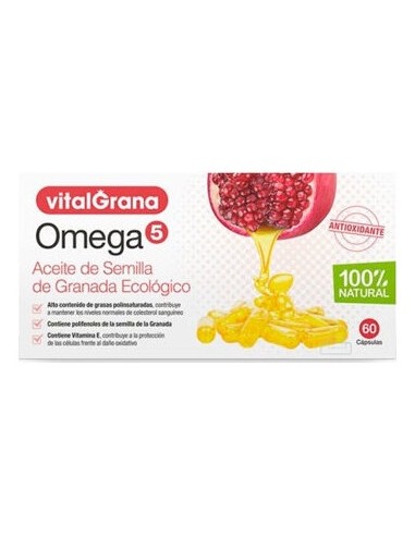 Omega 5 Vitalgrana Pharma 60 Capsulas.
