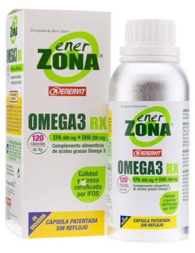 Enerzona Omega 3 Rx Aceite De Pescado 120Cáps