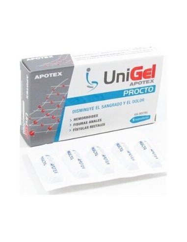Unigel Apotex Procto Supositorios 5 Udes