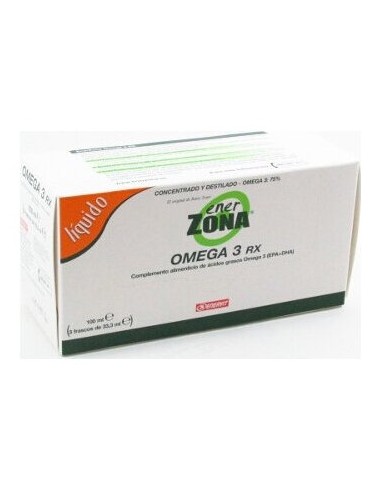 Enerzona Omega 3 Rx Liq 3 Frascos 33,3Ml