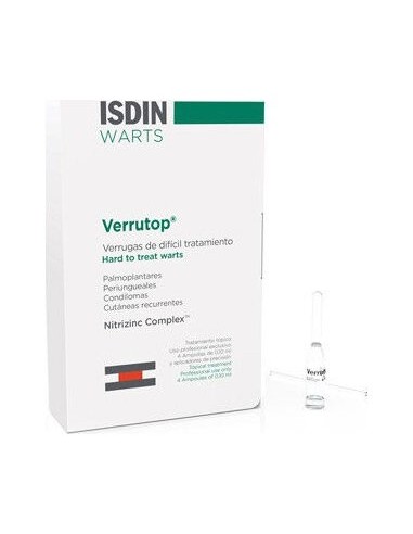 Isdin Warts Verrutop 0,10Ml 4 Amp + Aplicador