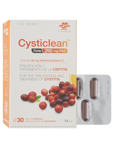 Cysticlean Forte 240 Mg 30 Capsulas