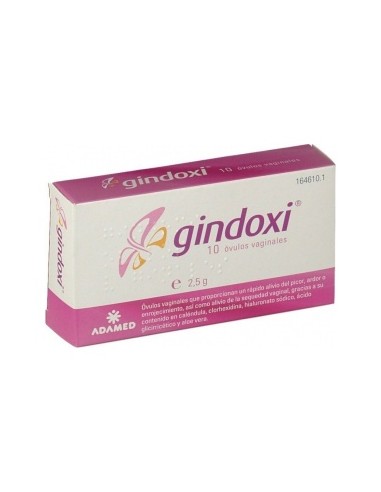 Gindoxi Óvulos Vaginales 10Uds