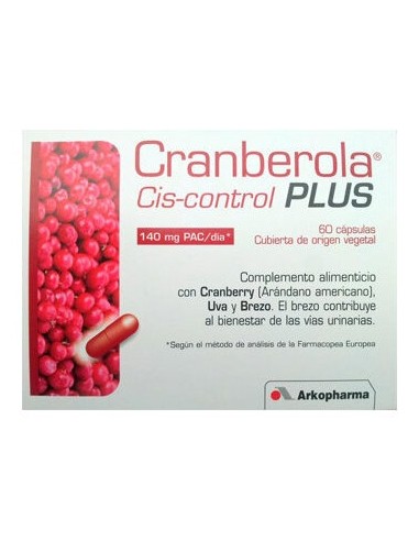 Cranberola Cis-Control Plus Con Brezo 60Cáps