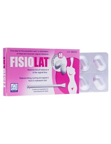 Fisiolat® Comprimidos Vaginales 250Mg X 14Uds