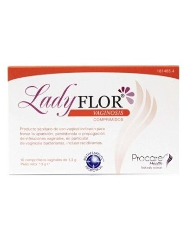 Ladyflor Vaginosis 10 Comprimidos Vaginales