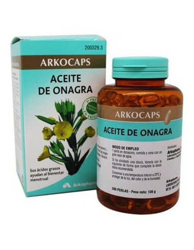Arkocapsulas Aceite De Onagra 200 Caps