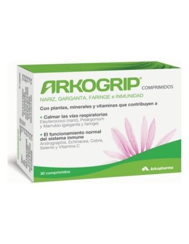 Arkogrip 30 Comprimidos