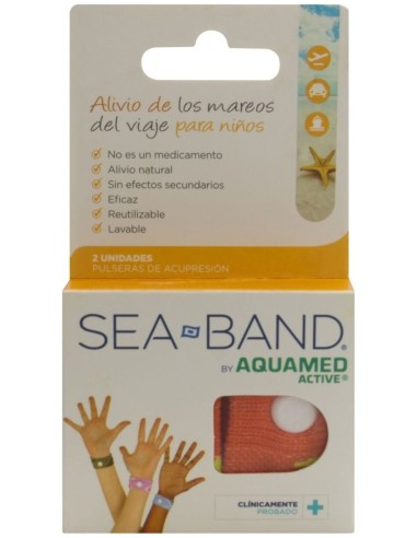 Aquamed Active Pulsera Antimareo Niño 2Uds